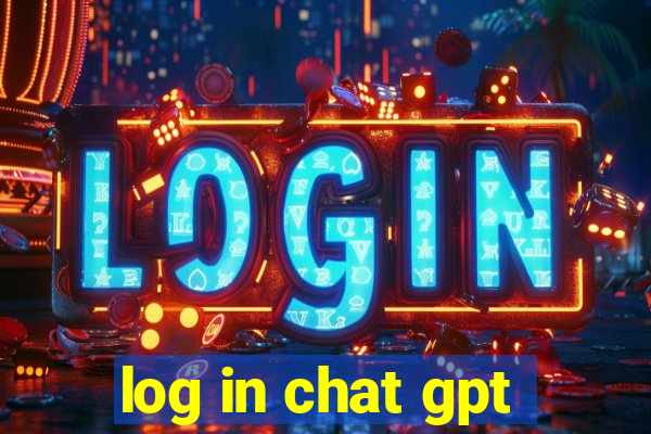 log in chat gpt